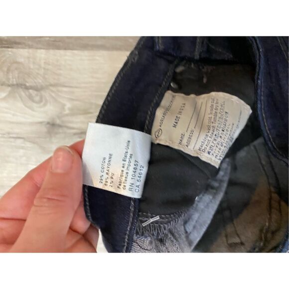 AG Adriano Goldschmied The Ballad Slim Boot Blue Jeans Size 24R, MSRP $235 - Picture 7 of 11